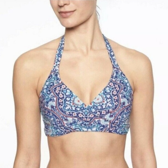 38D/DD Athleta Monaco Bra Cup Wrap Bikini Top 211765 - Picture 1 of 9